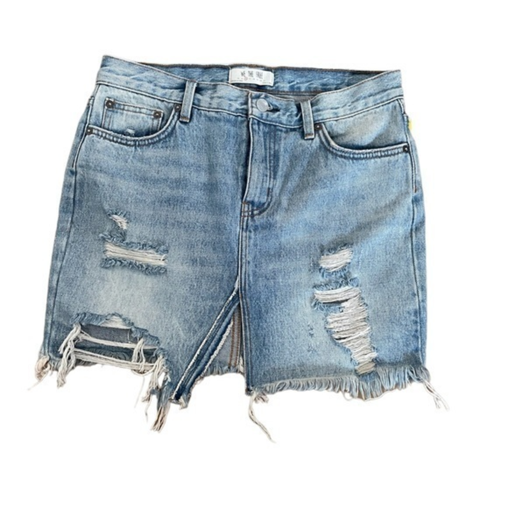Free people jean skirt size 26